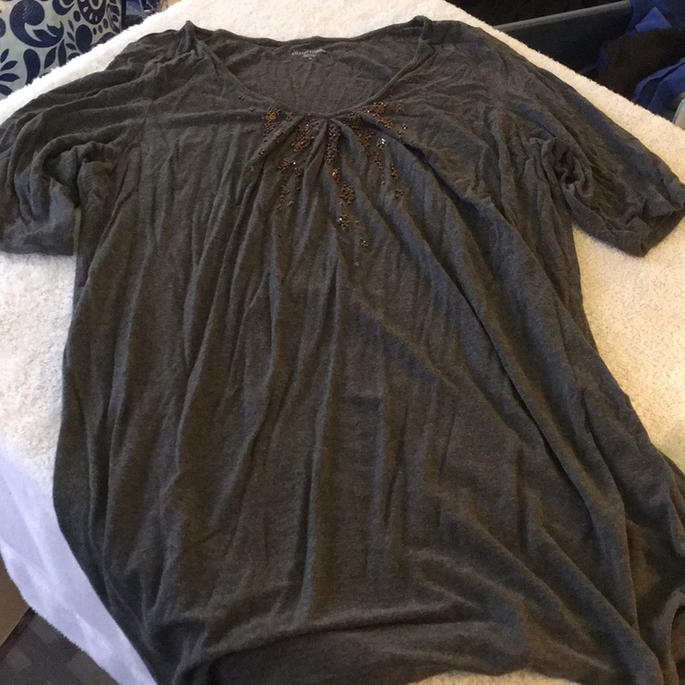 Eileen Fisher charcoal tunic